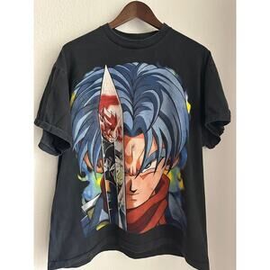 Dragon Ball Super Trunks and Black Goku All Sport Tag T-shirt